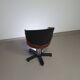 4 x '80s Italian barber chair, height adjustable