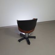 4 chaises de barbier italiennes des années 80, réglables en hauteur