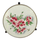 Turntable with earthenware pastry and bakelite floral decoration