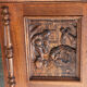 Large carved oak buffet in neo-Renaissance style, mid-20th century.