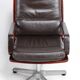 Paire de fauteuils visiteurs en cuir par Eugen Schmidt