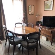 Set of 6 English chairs, Louis Philippe period