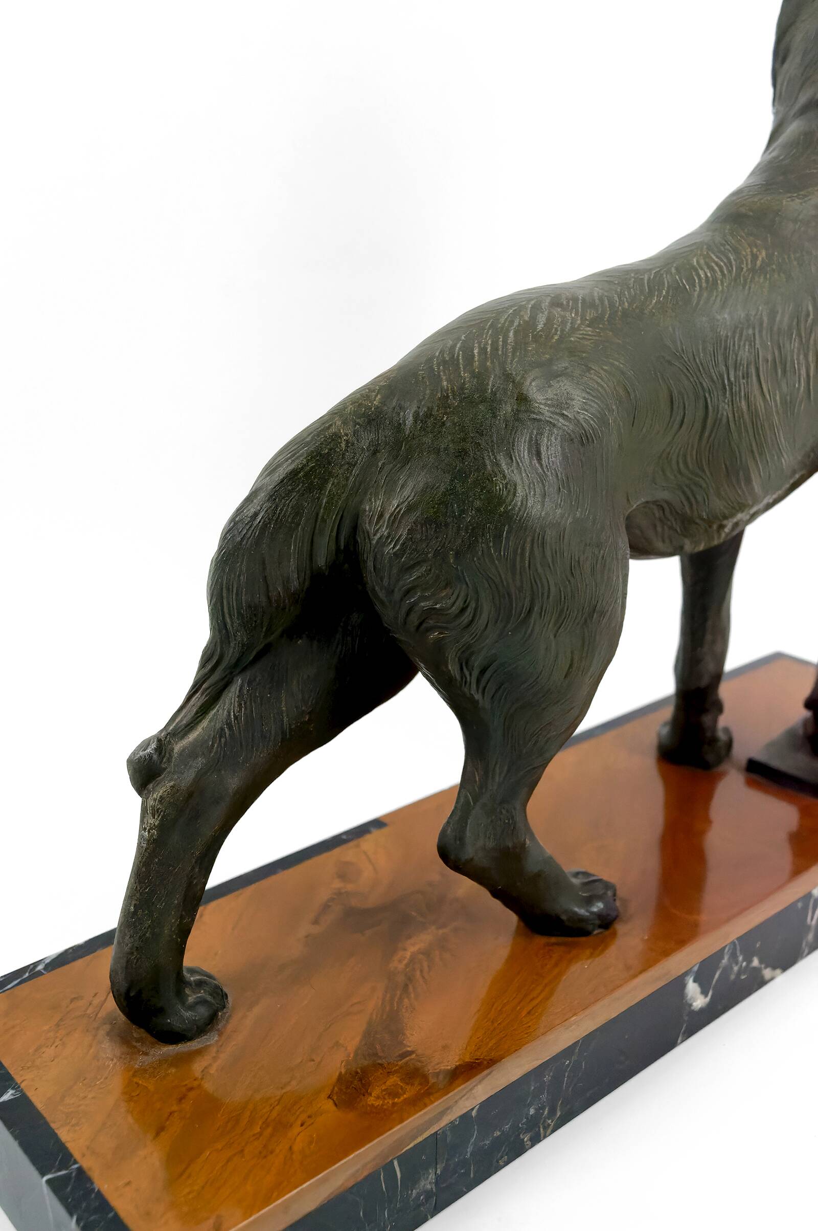 Sculpture representing a German Shepherd, Perrier Challenge Trophy, 1942