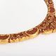 Vintage Italian mirror in gold and brown, gilded woodwork, 1960s.