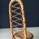 Mid-Century Bamboo High Back Chair from Rohé Noordwolde, Netherlands, 1960s