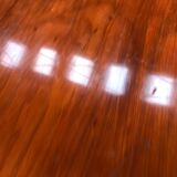 Gateleg table in solid mahogany