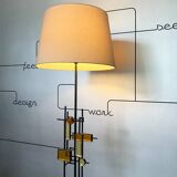 Scandinavian Svend Aage Holm Sorensen Floor Lamp, Denmark 1960s