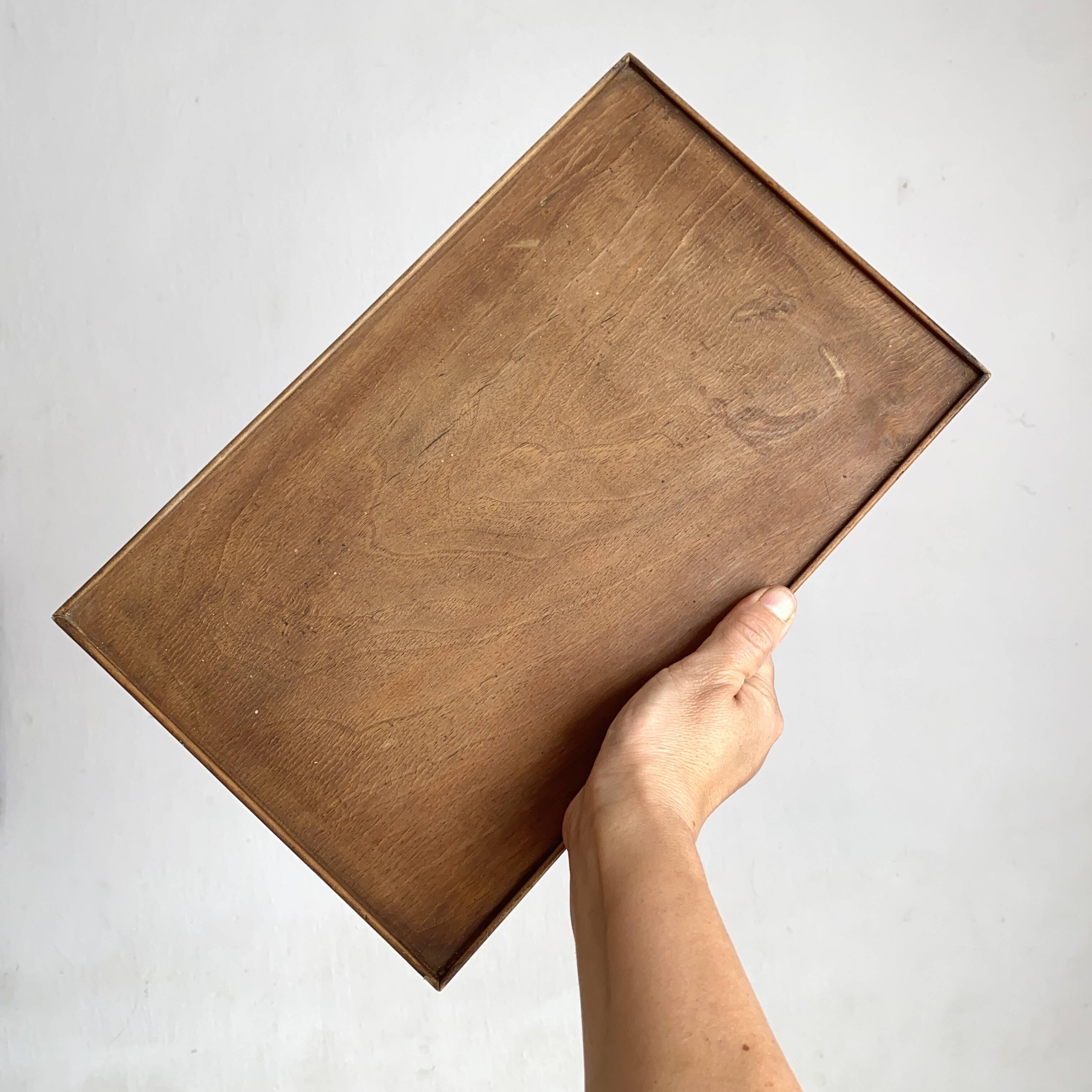 solid beech wood wall shelf