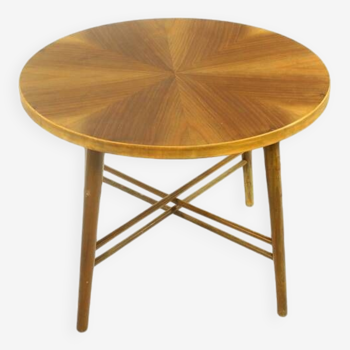 Table Basse Ronde Danoise, 1970s