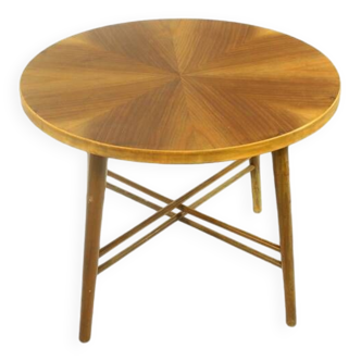 Table Basse Ronde Danoise, 1970s