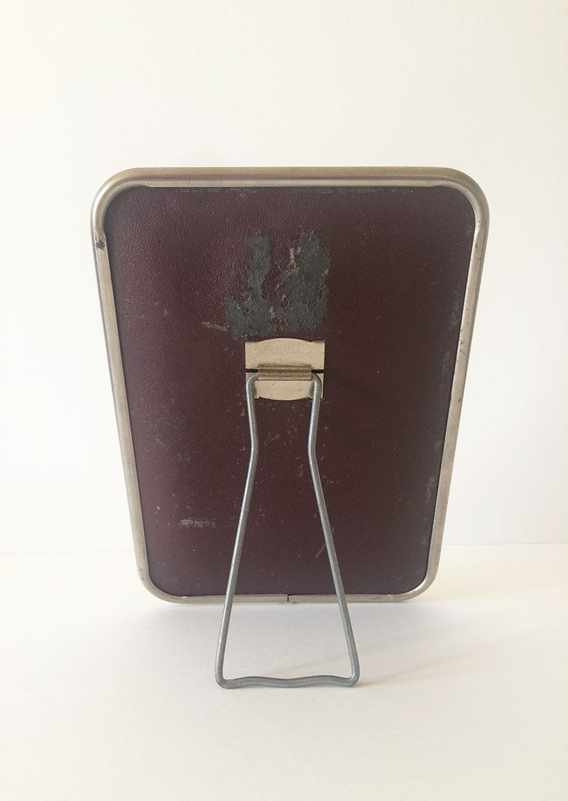 Old barber's mirror 14x20cm