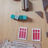 French architecture wooden construction game