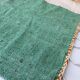 Moroccan Berber Kilim carpet ecru with colorful flats 284x184cm