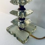 Art deco glass lamp base