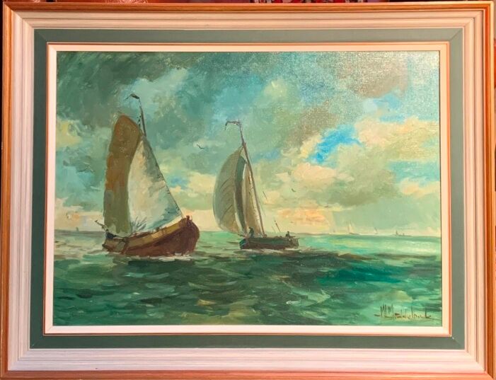 Tableau "Mer du Nord".