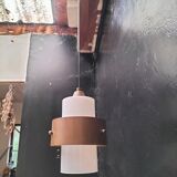Vintage glass pendant light