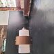 Vintage glass pendant light