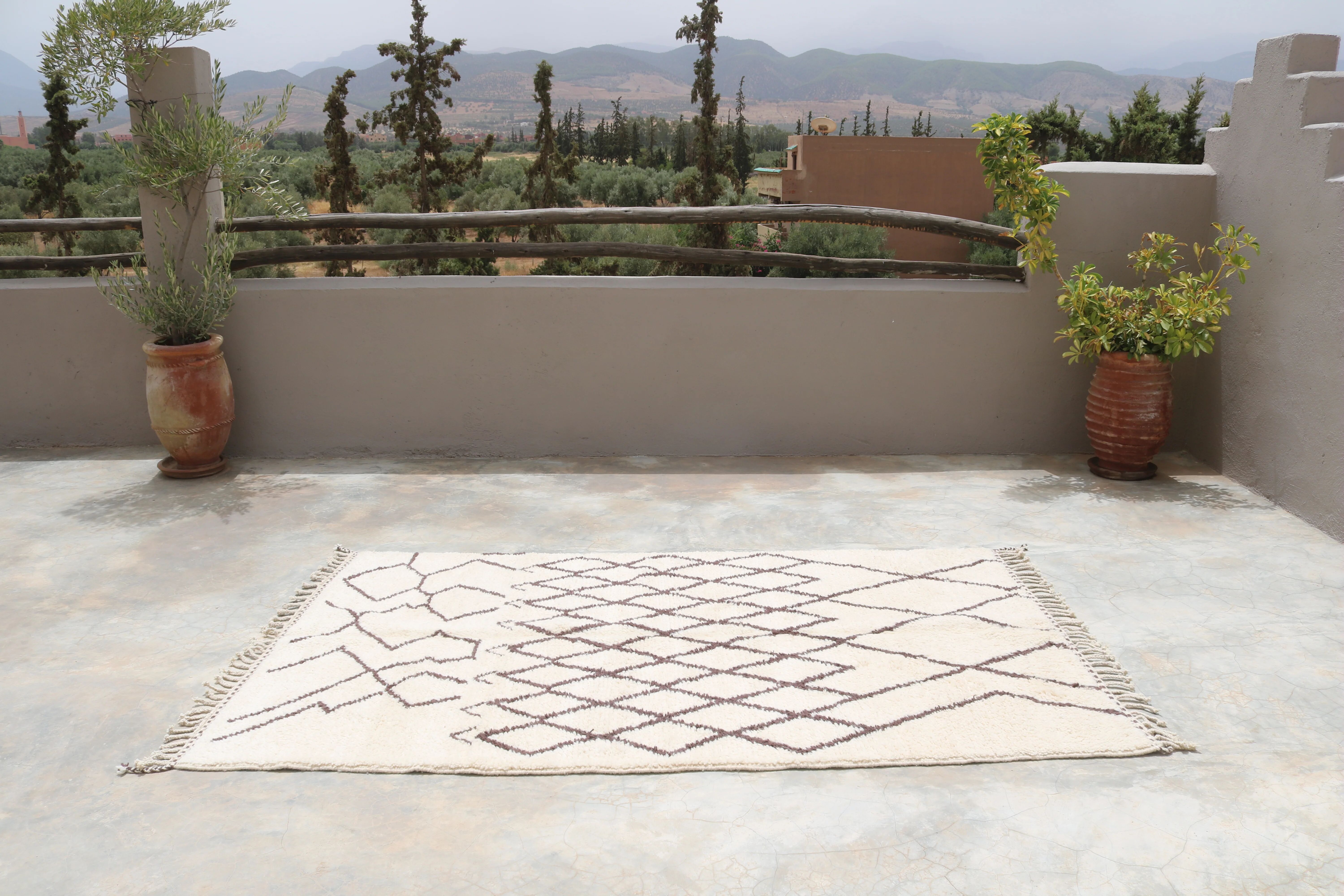 Beni Ouarain rug, 250 x 155 cm - AZ854