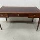 Louis XVI flat desk in mahogany veneer and rosewood, 18th century.