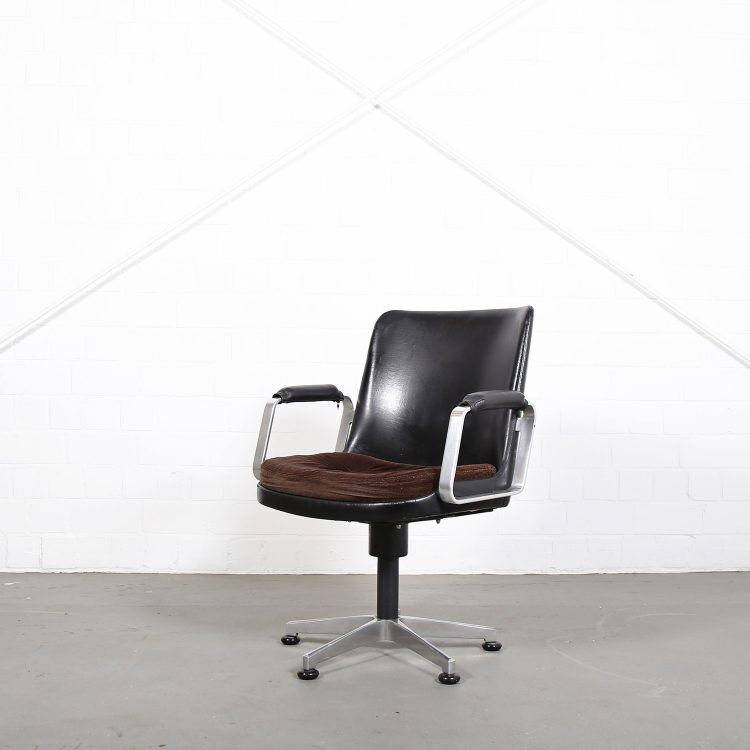 Fröscher Ib Kofod-Larsen leather office chair