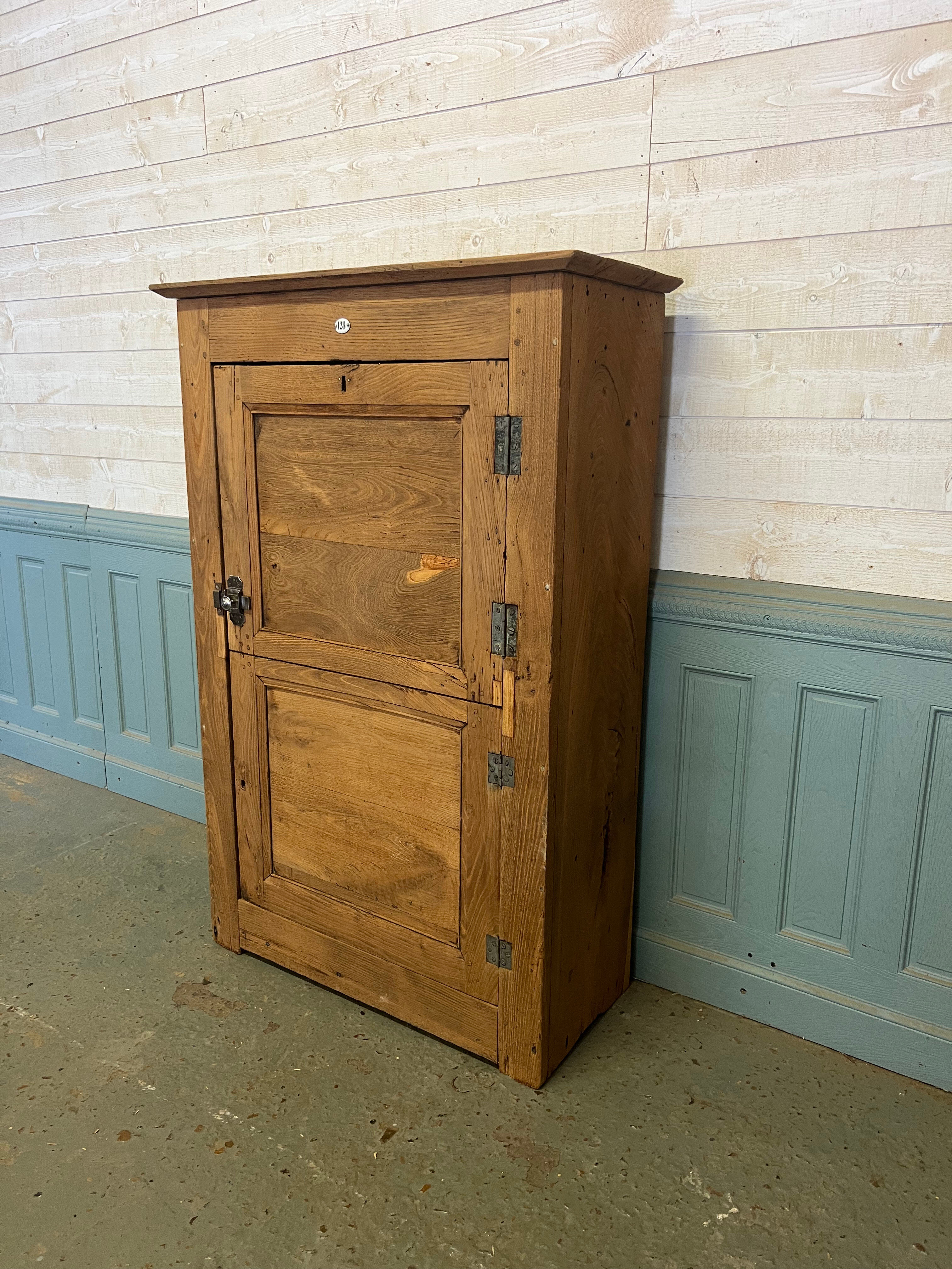 Brutalist countryside wardrobe in raw oak
