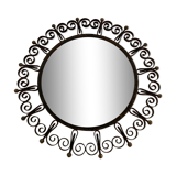 Miroir soleil en métal