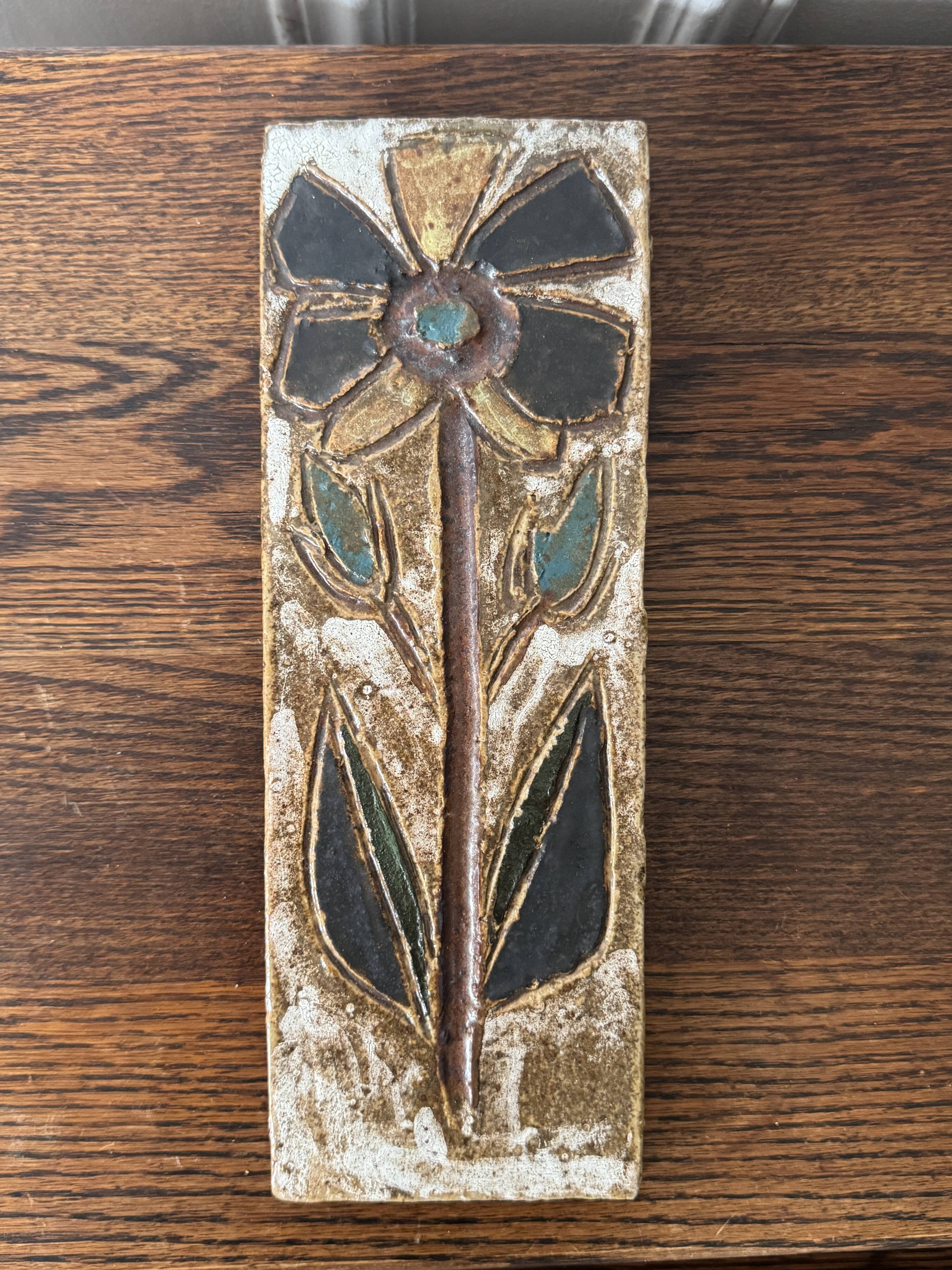 Ceramic plaque by Les Argonautes, Vallauris, 1960