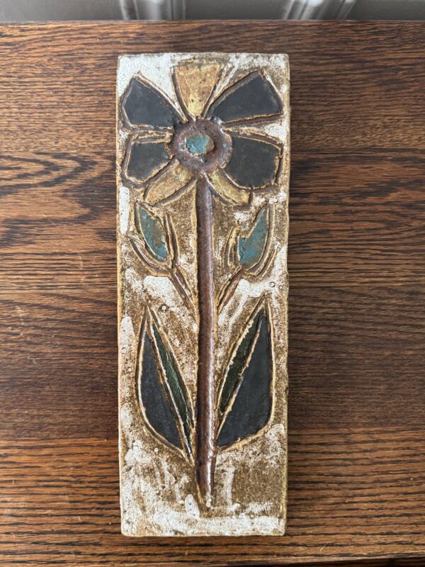 Plaque en céramique par Les argonautes, Vallauris, 1960