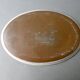 Oval dish signed Chantal and Thierry Robert, Poncé sur Loir