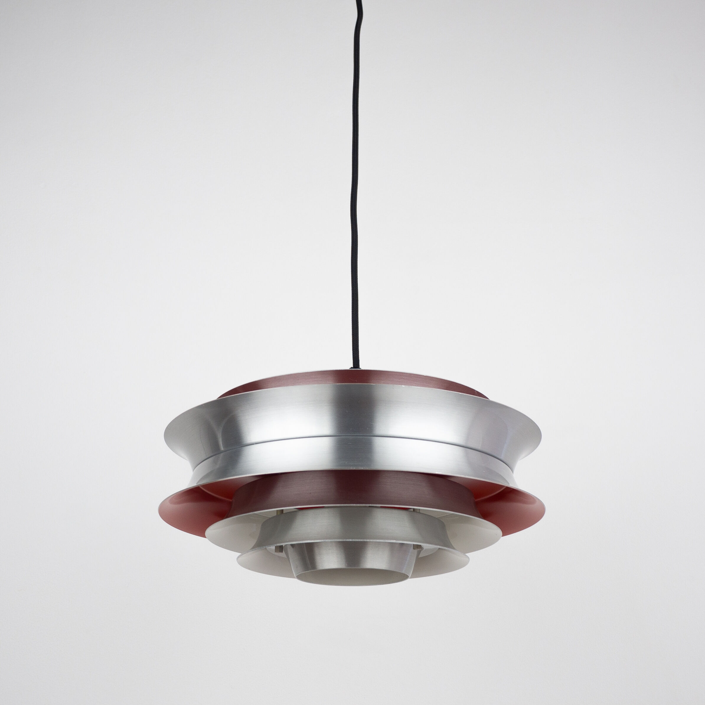 Swedish pendant lamp Trava by Carl Thore, Granhaga, Sweden, 1963