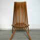 Armchair folding scandinavian teak 60 years