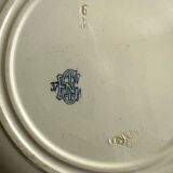 Set of 3 gien 1937 garland soup plates