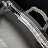 Large stainless steel serving tray 38 x 45.5 cm