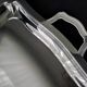 Large stainless steel serving tray 38 x 45.5 cm