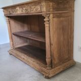 Old counter furniture trade furniture console central island raw wood storage sideboard
