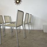 Lot of 6 Zip model chairs by Italian design Marco Maran for Desalto vintage chair