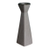 Ceramic candlestick with crackled glaze and gilding, Art Deco