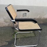 Marcel Breuer black armrest chair