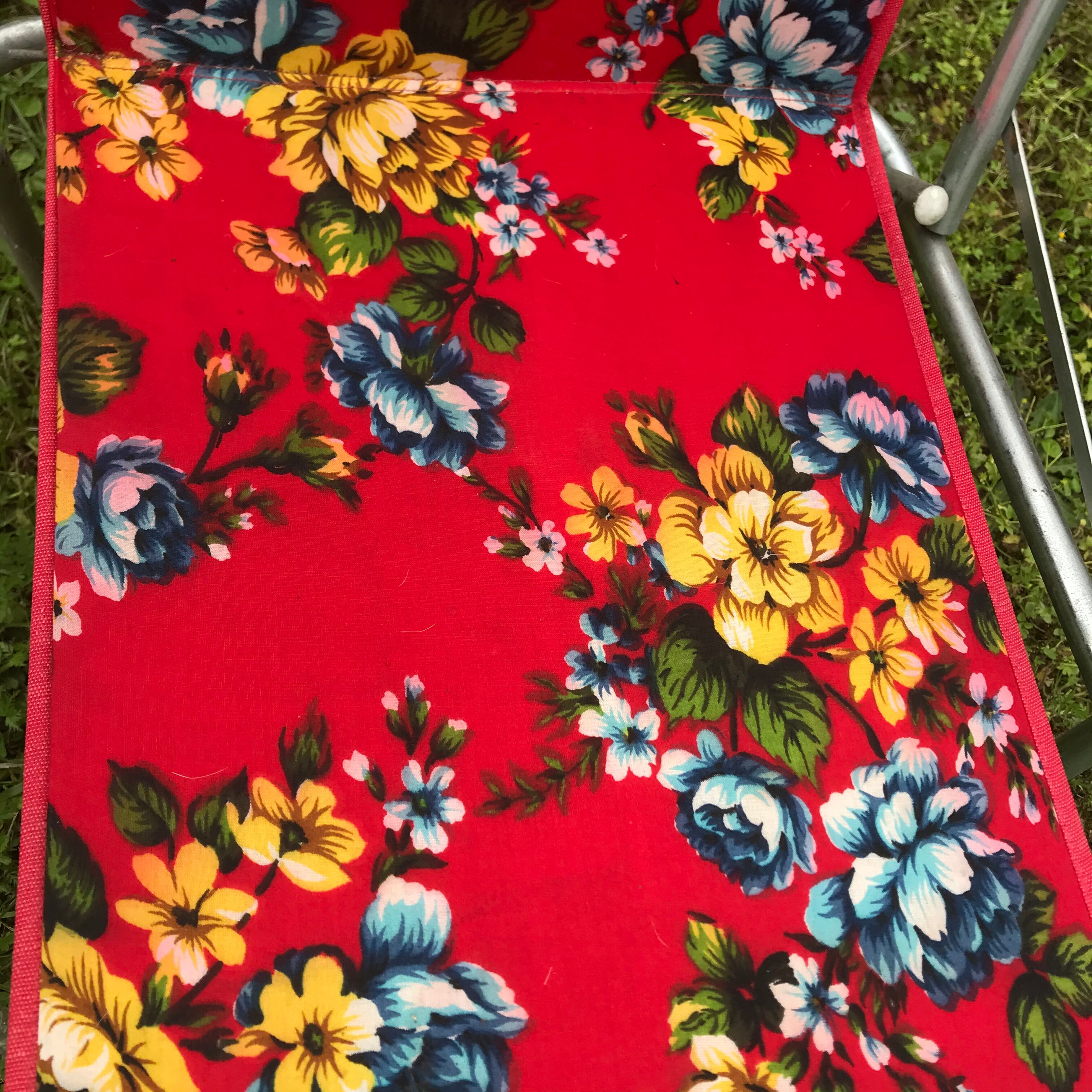 Vintage folding camping chair