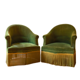 duo of toad armchairs