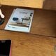 Vintage wooden secretary desk from the 50s