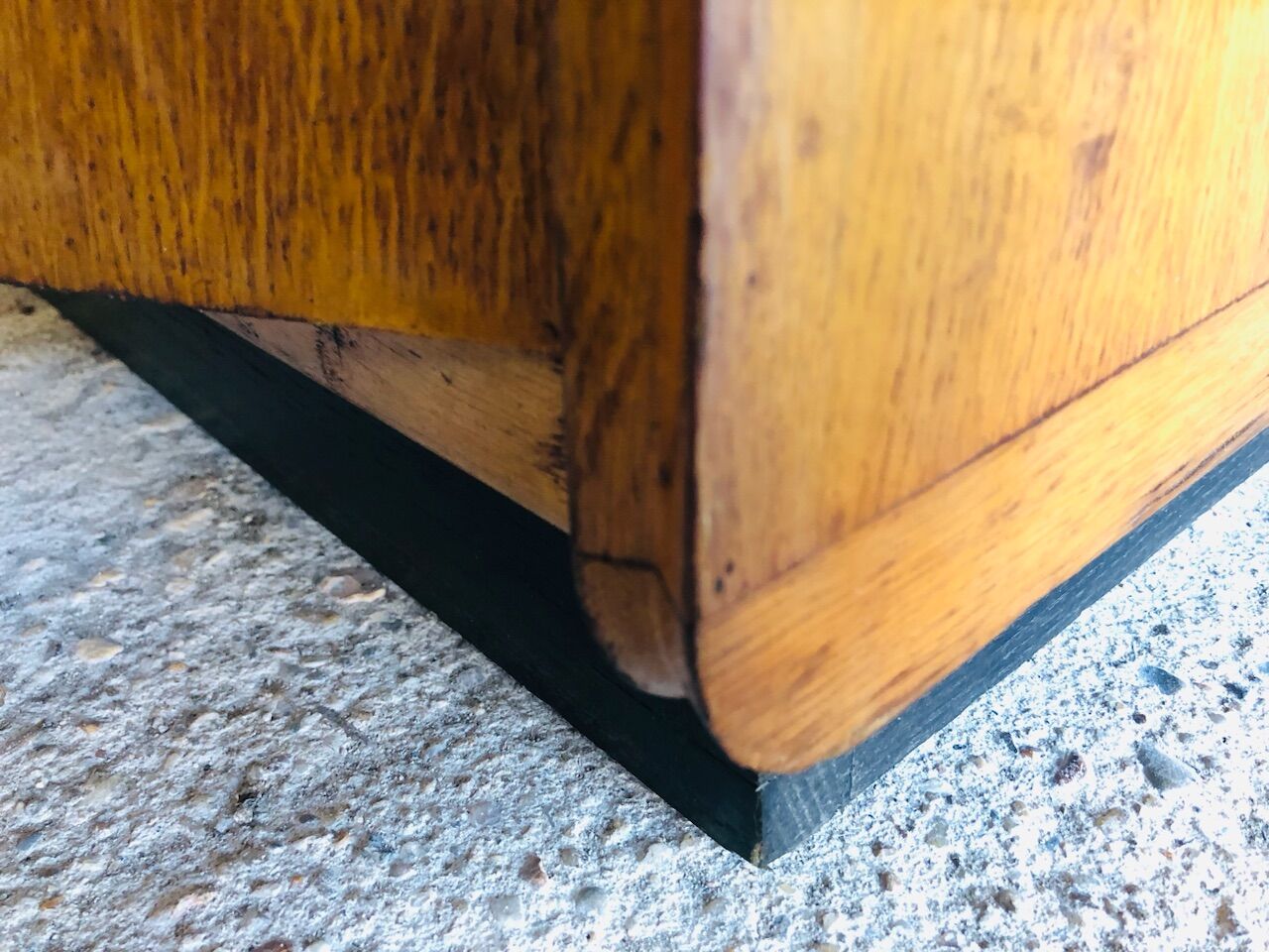 Vintage oak wall storage unit circa 50s