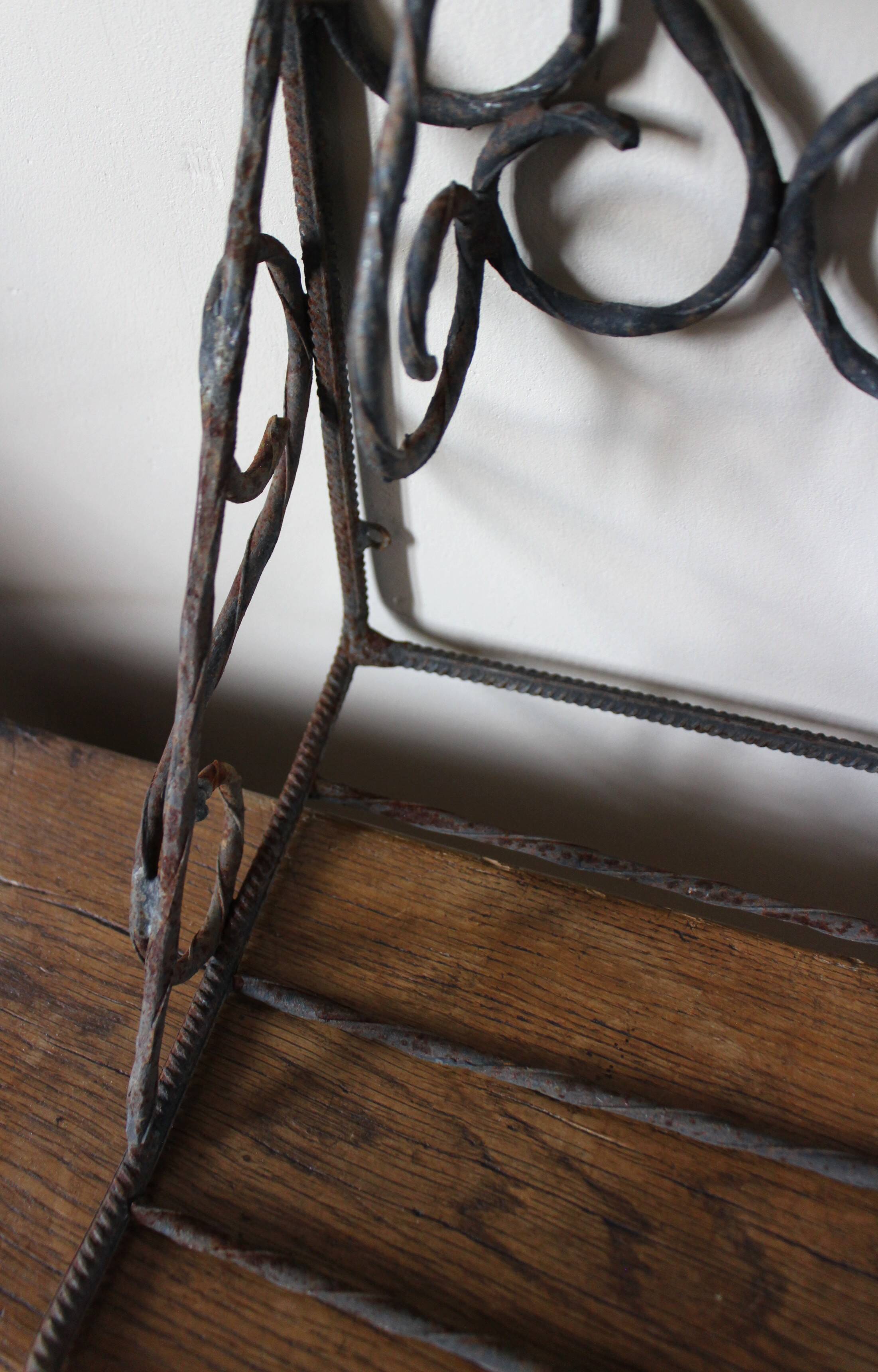 Wrought Iron Flower Planter Shelf