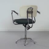 Industrial office chair with armrests by toon de wit for de wit, 1950s | gr