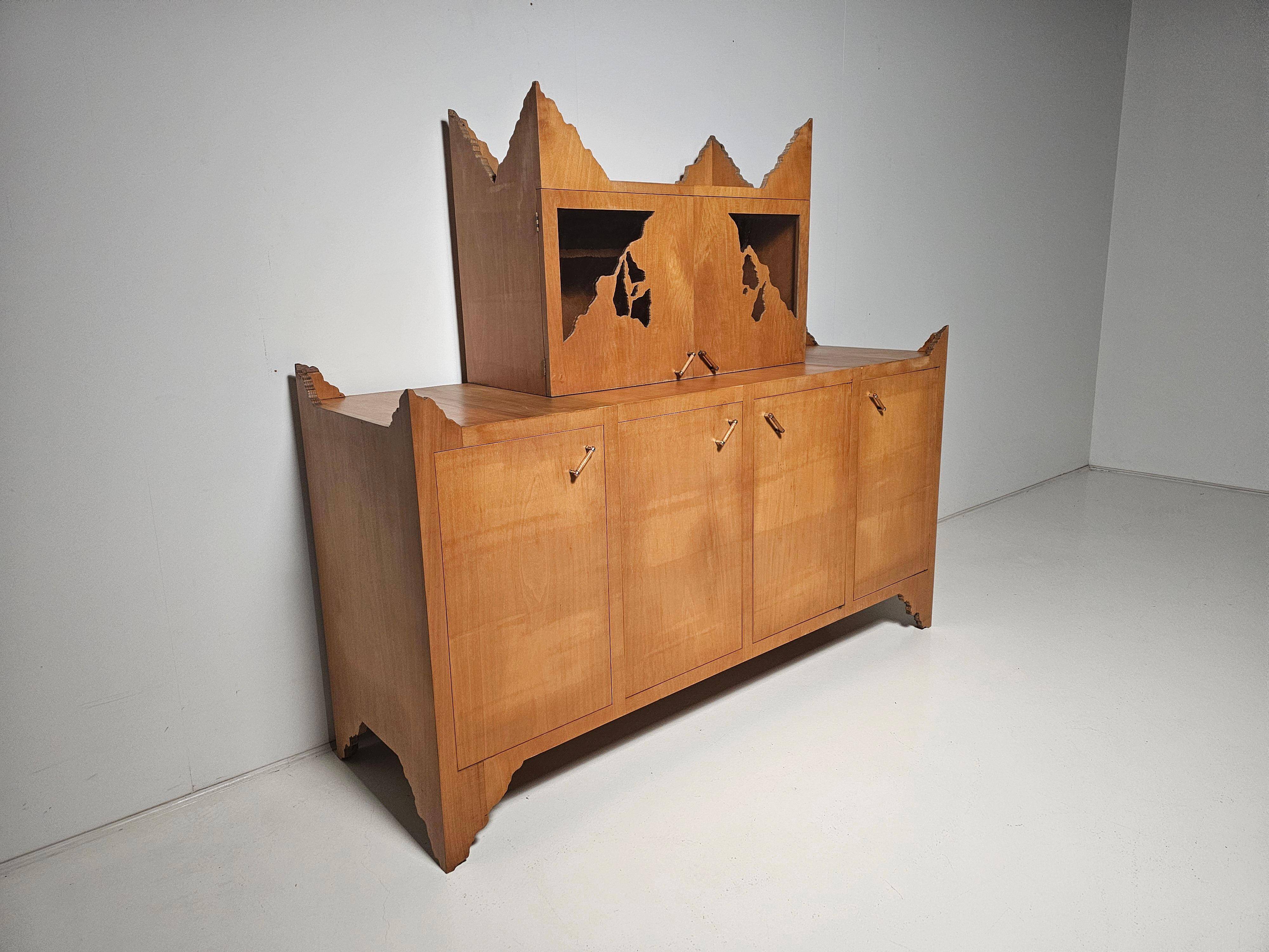 Buffet Breccia designed by Ugo La Pietra, Italy, 1980s