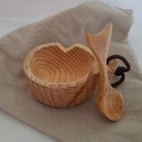 Kuksa cup and teaspoon