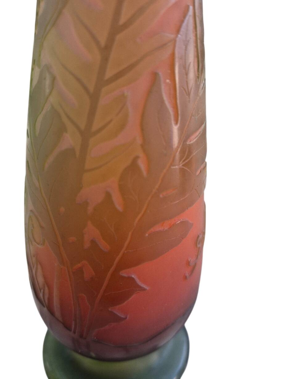soliflore vase Emile Gallé 1900 1910