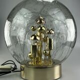 60s 70s table lamp ball lamp Doria "Big Ball" glass space age design
