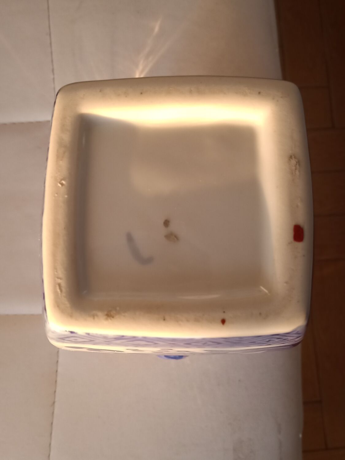 Asian style vase handmade floral decoration