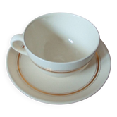 Tasse déjeuner et sous-tasse vintage Villeroy et Boch